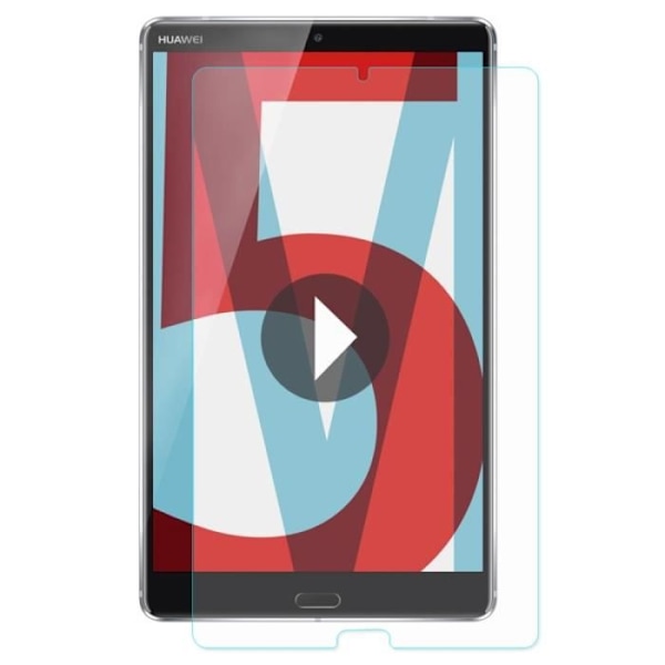 Härdat glas - Prins hatt - Huawei MediaPad M5 - 0.33mm - Hårdhet 9H - 2.5D