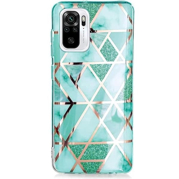 Coque - E.F.CONNECTION - för Redmi Note 10 4G - för Xiaomi Tunn och Elegant - Stötsäker - Flexibel TPU Grön