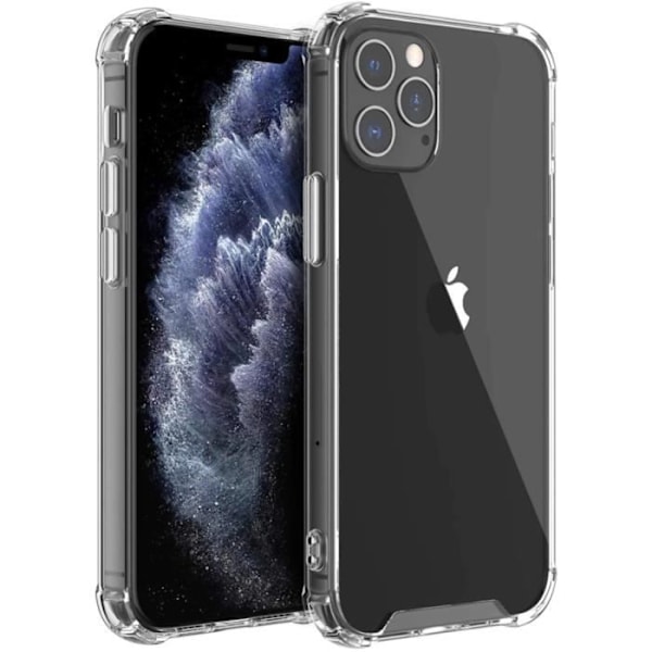 E.F.Connection Transparent Stötsäkert silikonfodral till iPhone 13 mini