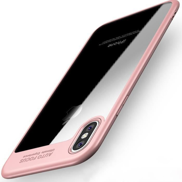 Coque - Silikone - iPhone X - Rosa - Stødbeskyttelse - Fleksibel Rosa