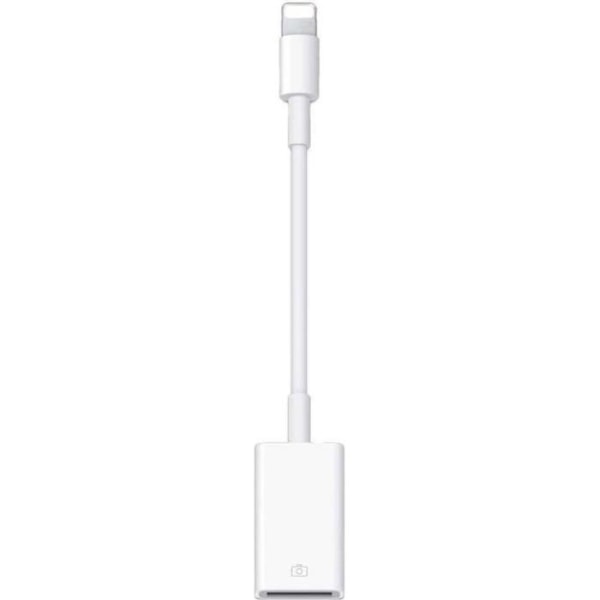 USB Type-A till Lightning-adapter - E.F.CONNECTION - Vit - iPhone/iPad - USB 2.0