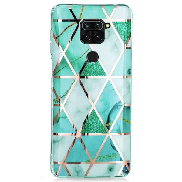 Etui til Redmi Note 9 (6,53") Slankt og elegant design i TPU, stød- og ridsefast grøn Grön