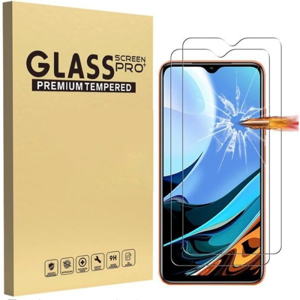 Skærmbeskytter - Xiaomi - Redmi 9T - Hærdet glas - 2 stykker - Anti-ridse