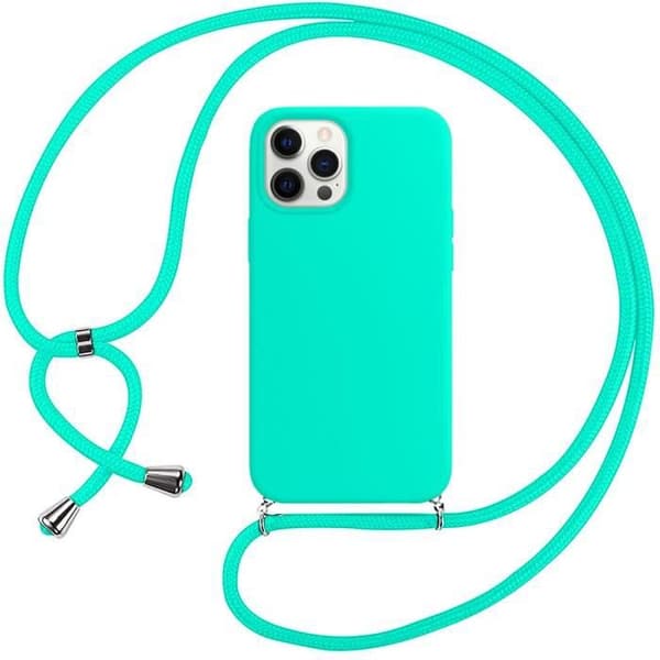 Coque - EF CONNECTION - för iPhone 12 Pro Max - Mjuk silikon - Turkos - Stötabsorberande Turkos