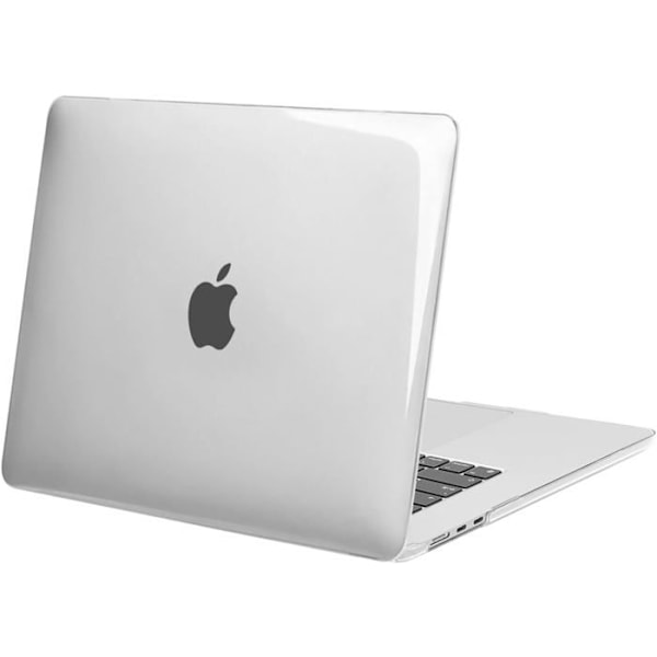 Coque kompatibel med MacBook Air 15 tommer 2025 2024 2023 udgivelse M4 M3 M2 A3241 A3114 A2941 med Touch ID og 15,3" Retina Display Färg: Klar Kristall