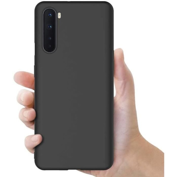 Beskyttelsesetui til Oneplus Nord - E.F.CONNECTION - Blødt - Sort Svart