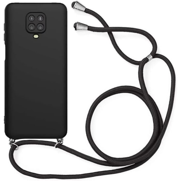 Beskyttelsesetui til Redmi Note 9S - E.F.CONNECTION - Blødt - Sort Svart
