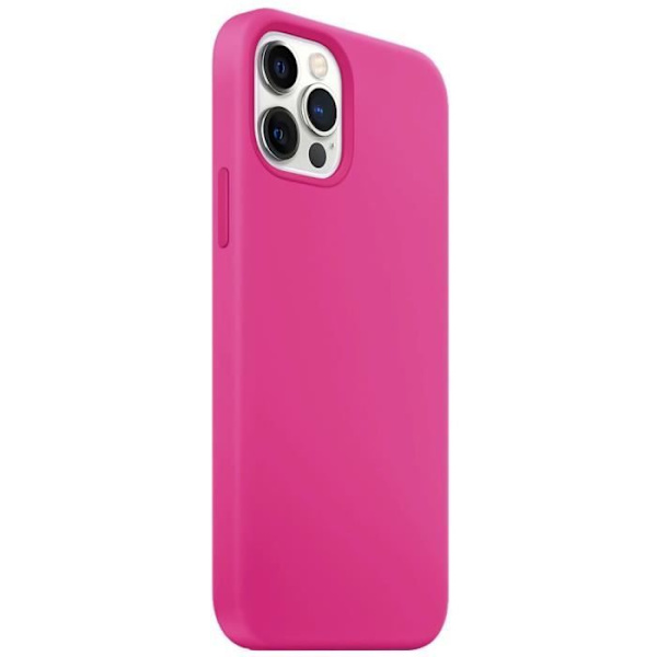 Silikoncover - Fransk sælger - iPhone 12 Pro Max - Fuchsiah - Stødresistent - Kradsikker Fuchsia