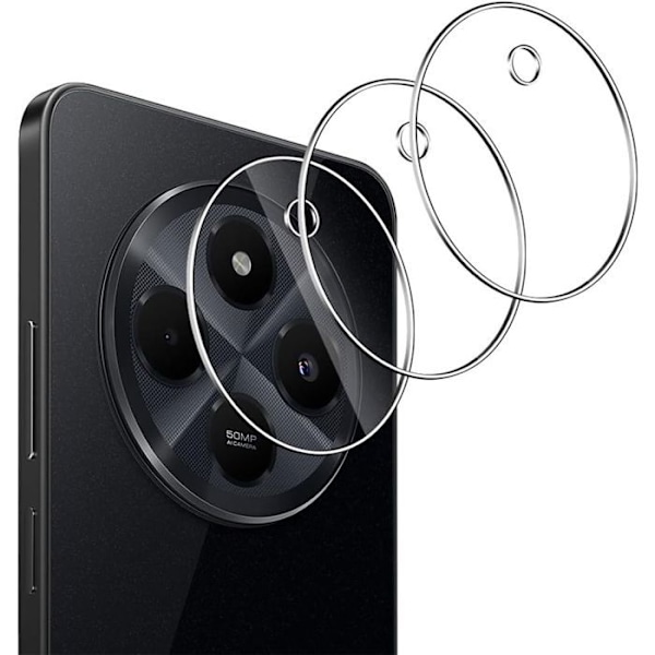 Skyddskamera Bak för Xiaomi Redmi 14C - Pack av 3 - Transparent - E.F.Connection® Transparent