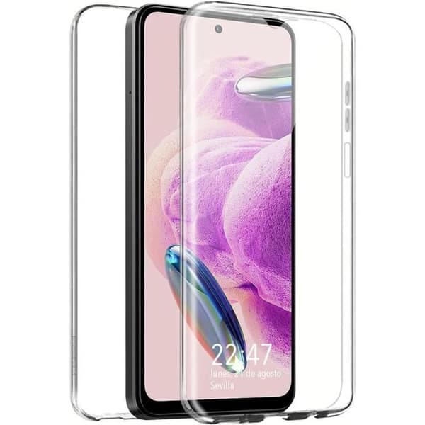 Helkroppsfodral för Xiaomi Redmi Note 12S Stötsäkert Anti-Scratch Transparent skydd (ej för Redmi Note 12)