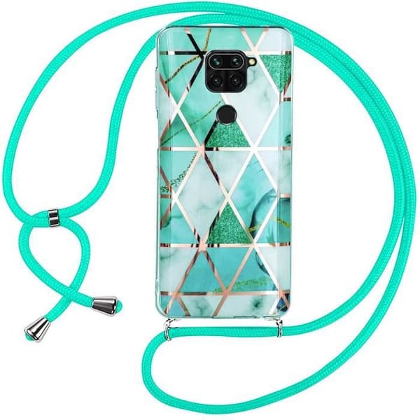 Skyddande Skal - Xiaomi - Redmi Note 9 - TPU - Represistent - Turkos Snodd Turkos