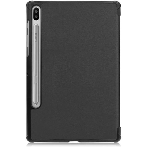 Etui - LuffyShop - Samsung Galaxy Tab S6 - Ultra-Tunn - Automatisk sömn - Svart Svart