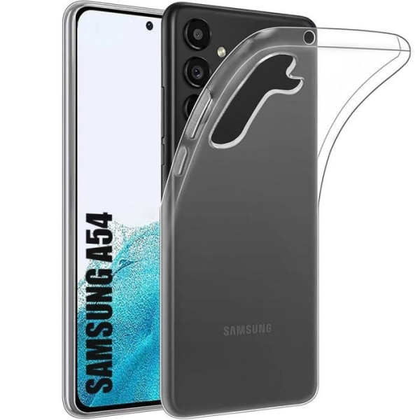 Etui til Samsung Galaxy A54 Forstærket beskyttelsessilikone Transparent