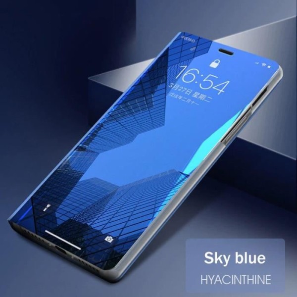 Fodral till Samsung Galaxy A54 Blue Integral Anti-Scratch Anti-Shock Mirror Effect Elegant