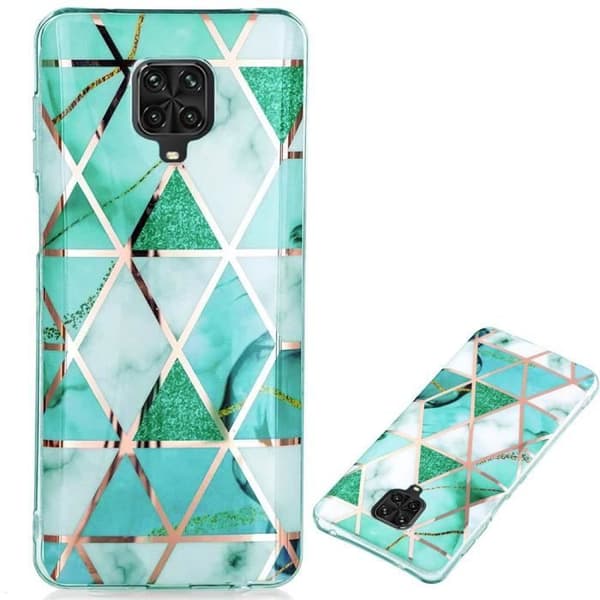 Coque - E.F.CONNECTION - för Redmi Note 9Pro - TPU Grön - för Xiaomi Tunn och Elegant - Stötsäker Grön