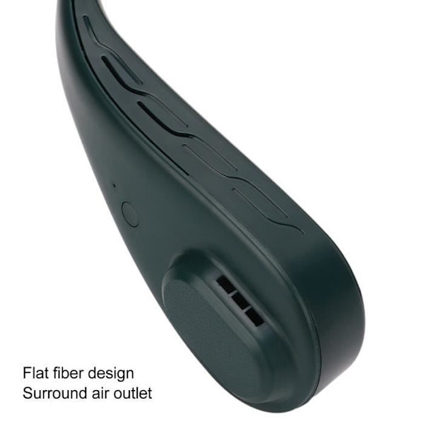 Halsfläkt - Zerone - Bladlös modell - USB - Digital display - 25 dB tyst