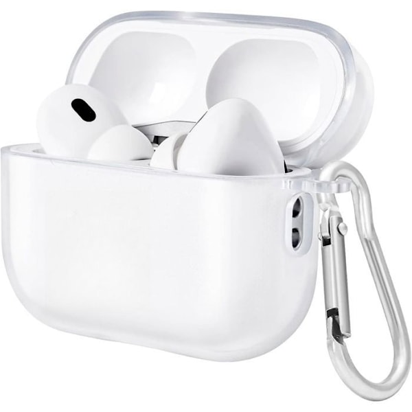 Fodral för AirPods Pro 2 (2022/2023) Stötabsorberande, Repfast, Styv med Slinger - Transparent Transparent