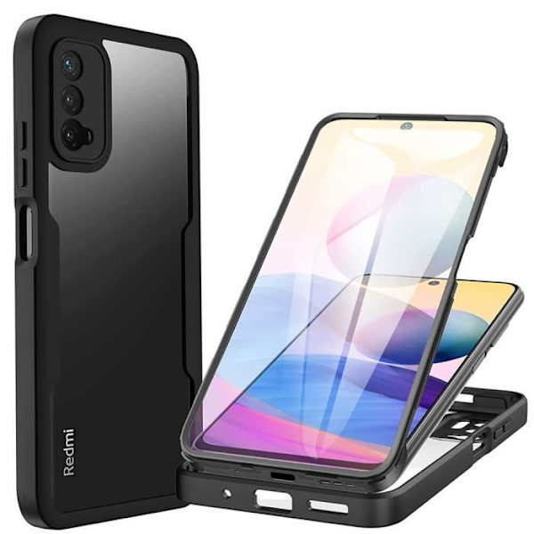 Coque - E.F.CONNECTION - Redmi 9A - Skydd 360 Grader - Hård - Stötdämpning