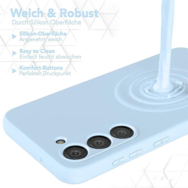 Coque - Xiaomi - Redmi 13C - Ultra Slim Beskyttelse - Stødabsorberende - Ridsefast Himmelsblå