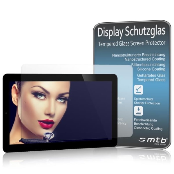 mtb skärmskydd i härdat glas för Samsung Galaxy Tab 2 (10,1'') - P5100, P5110, P5113 - Skyddsfilm av glas