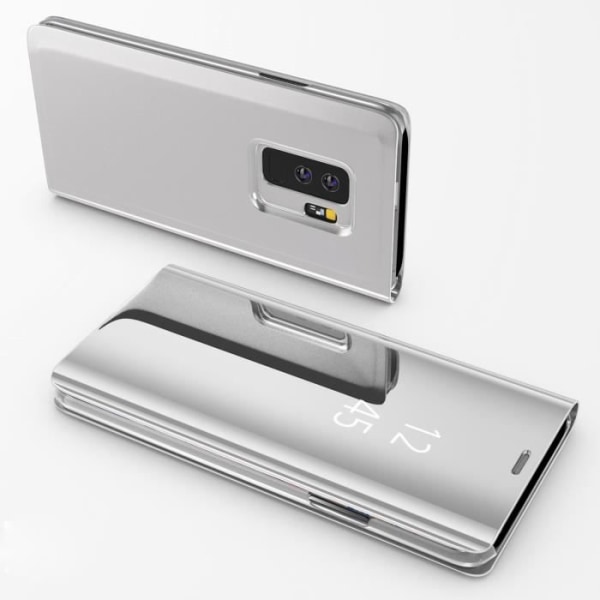 Fodral till Samsung Galaxy S9 - Juce - Silver - Stötsäker - Flip Cover - Spegeleffekt Pengar