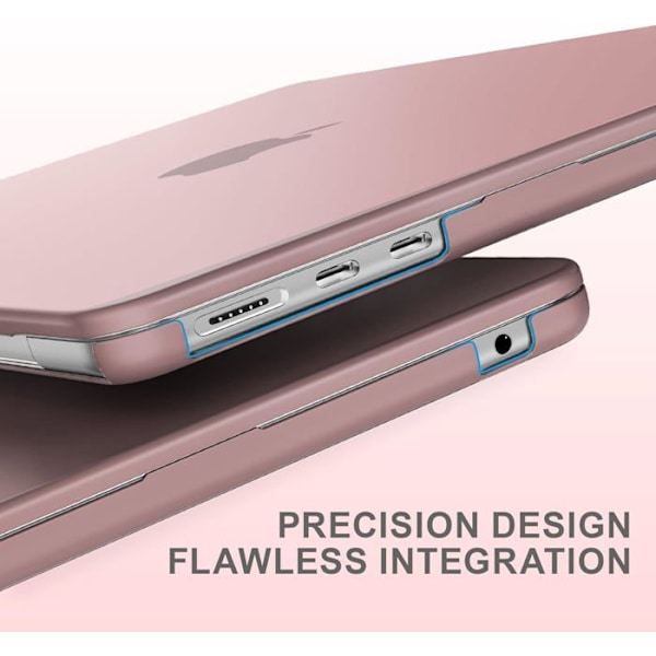 Skal Kompatibel med MacBook Air 13,6 Tommer M4 M3 M2 2025-2022 Udgivelse A3240 A3113 A2681, Beskyttelsesetui Hård Skal, Lyserød Färg: Rosa