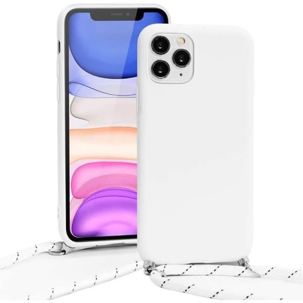 Skyddsfodral till iPhone 11 Pro - E.F.CONNECTION - Mjuk - Vit Vit