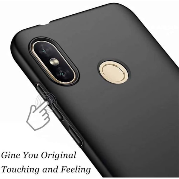 Skyddsfodral till Xiaomi Mi 8 Pro - E.F.CONNECTION - Mjuk - Svart - Matt silikonfinish Svart