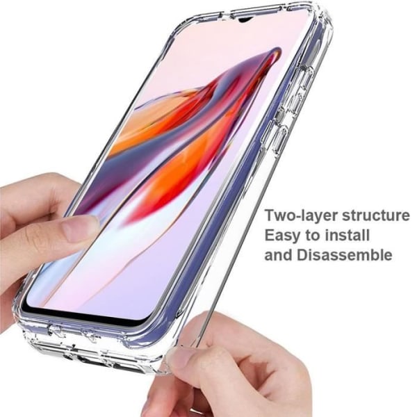 Fodral till Xiaomi Redmi 12C - Redmi 11A - Stötsäkert Fullt skydd Transparent Anti-Scratch Transparent