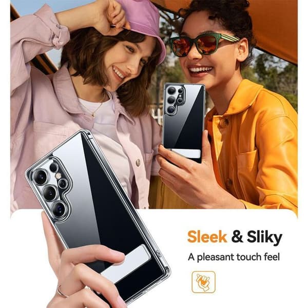 Skal för Google Pixel 10 Pro, Stötsäker Transparent med Justerbart Stöd Argenté, Transparent