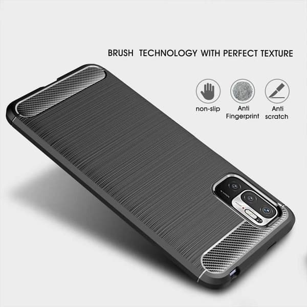 Coque - Redmi - Note 10 Pro 5G - Svart - Repellerande - Stötsäker - Mjuk Svart
