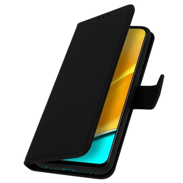 Xiaomi Redmi 9 Cover Full Folio Cover Kortholder Stand Funktion Sort