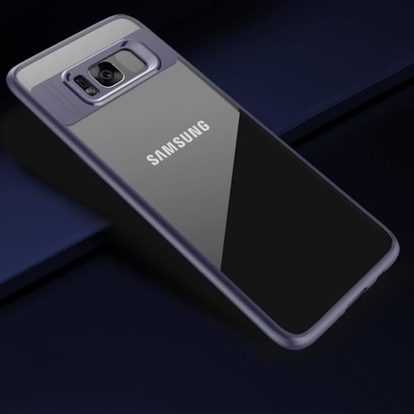 Skyddande Fodral - E.F.CONNECTION - Samsung Galaxy S8 Plus - Silikon - Stötsäker - Mörkblå Matt Mörkblå Matt