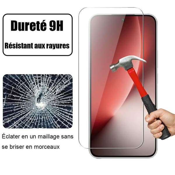 2 Härdat Glas för Honor Magic 8 Lite, Repbeständig 9H Transparent Skydd Transparent