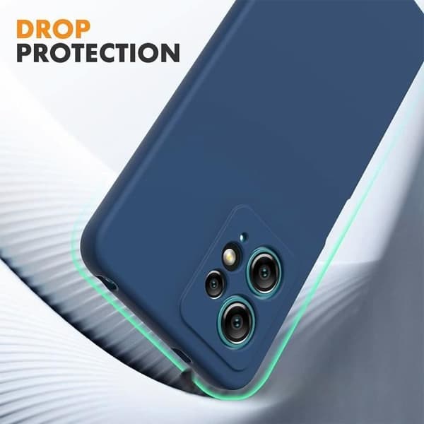 Coque - Xiaomi - Redmi Note 12 - Silikon - Stötsäker - Rutschfast yta marinblå