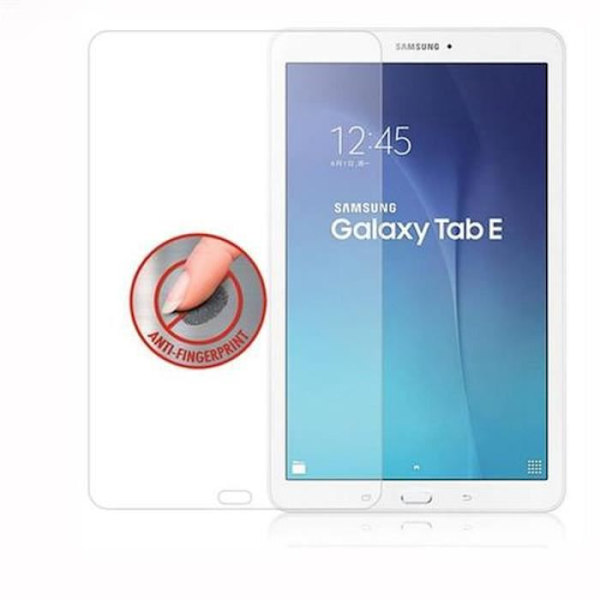 Cadorabo Skärmskydd för Samsung Galaxy TAB E (9,7 tum) 0,3 mm rundade hörn HÖG TRANSPARENS Härdat glas