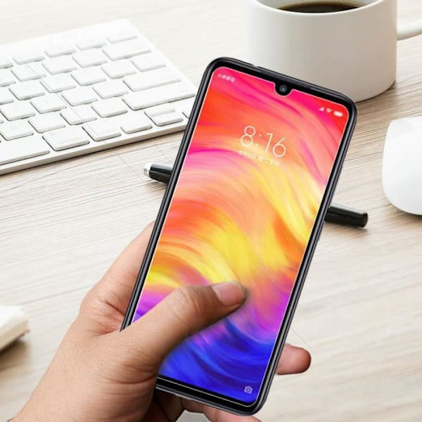 INECK® härdat glas för Xiaomi Redmi Note 7 - Note 8, Anti-Scratch HD-skärmskydd