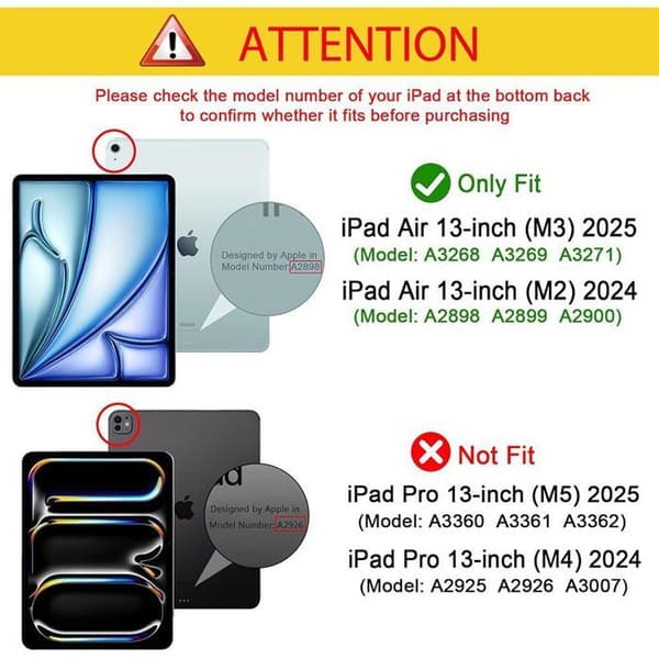 Fodral för iPad Pro 12,9" (2018 2020 2021 2022) Justerbart Rotationsfodral med Stylusfack - Grå Grå