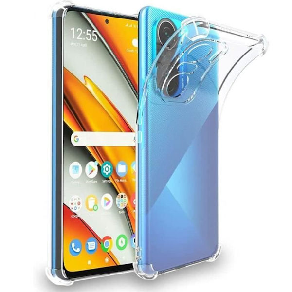Skyddsfodral för Redmi K40 (5,7") - E.F.CONNECTION - Mjuk - Transparent - Silikon Transparent