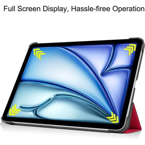 Fodral för iPad Air 11" - E.F.Connection - Stötabsorberande skydd - Repfria - Röd Röd
