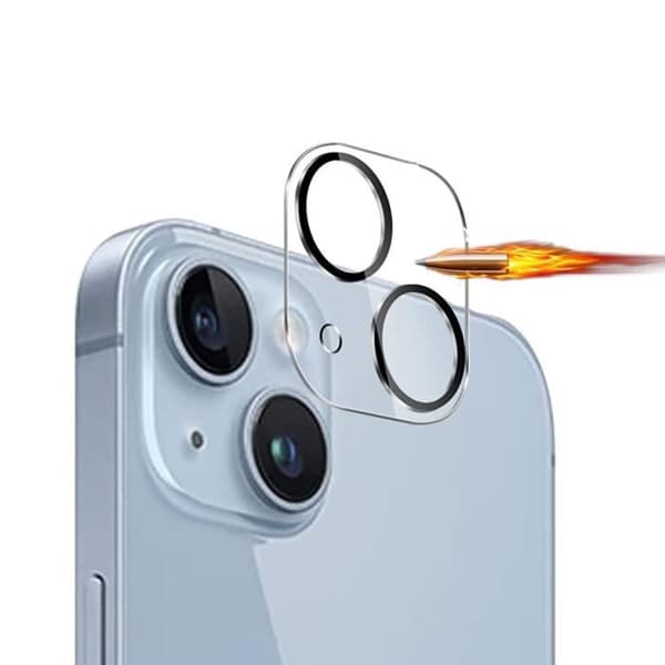 Bakre kamera härdat glas för iPhone 14 Plus (6,7") Transparent