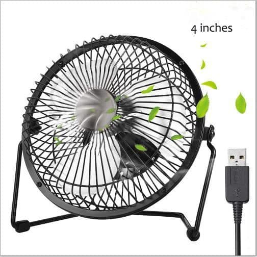 Mini-fläkt - Ej specificerad - Svart - Kompakt - Tyst - USB Svart