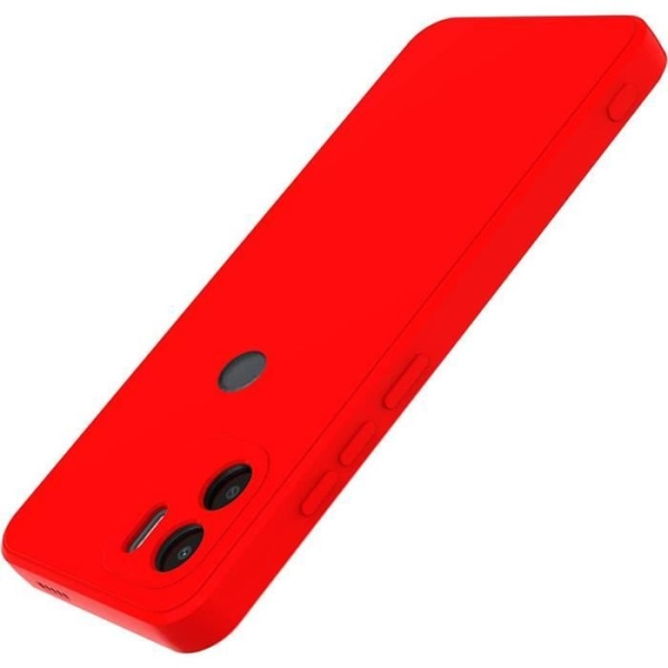Etui til Xiaomi Redmi A1+/A2+ (A1 Plus/A2 Plus) Rød silikoneforstærket beskyttelse Röd
