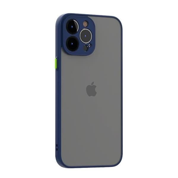 Mobilskal - E.F.CONNECTION - för iPhone 13 Pro Max - Silikon Mat - Marinblå - 6,7 tum marinblå