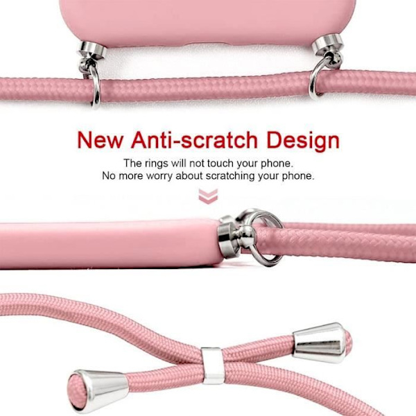 Coque - Xiaomi - Redmi Note 13 5G - Stødbeskyttelse - Justerbart Snore - Lyserød Rosa