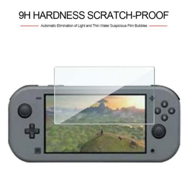 Skärmskydd - Premium - Nintendo Switch Lite - Härdat glas 9H - Splittersäkert - Bubble Free transparent