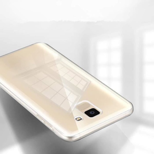 Skyddsback - E.F.CONNECTION - för Samsung Galaxy J6 2018 - Stötabsorberande - Rep-säker - Transparent Transparent
