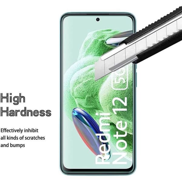 Skärskydd - E.F.CONNECTION - Xiaomi Redmi Note 12 - Härdat Glas - Transparent - 3 stycken Transparent