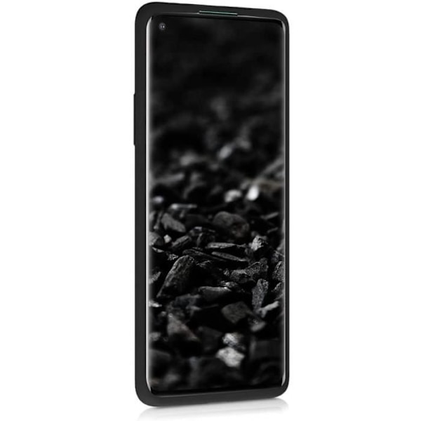 Skydd för One Plus 8 - E.F.CONNECTION - Mjuk Silikon Svart - Stötsäker - Noggrant Uskuret Svart