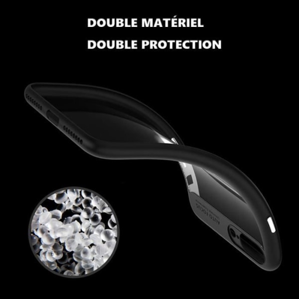 Coque til iPhone 6 Plus-6s Plus, Stødabsorberende Beskyttelse (Sort)